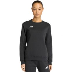 Bluza damska adidas Entrada 26 Sweat Top. Czarne bluzy bez kaptura damskie Adidas, z bawełny. Za 134.99 zł.