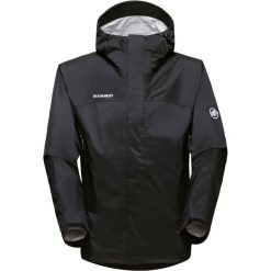 Kurtka trekkingowa męska Mammut Microlayer 2.0. Czarne kurtki męskie Mammut, l, bez wzorów, z materiału, klasyczne, z kapturem. Za 831.00 zł.