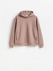 Bluza z kaputrem - beżowy. Brązowe bluzy bez kaptura męskie Reserved, l, z dzianiny. Za 139.99 zł.