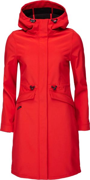 Damski płaszcz typu softshell Loap Lunara czerwony. Czarne płaszcze damskie LOOP, na jesień, m, bez wzorów, z elastanu, eleganckie. Za 259.69 zł.