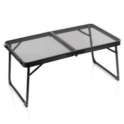 Stół turystyczny składany aluminiowy czarny 70x40x31,5 cm. Czarne walizki Vilde, bez wzorów. W wyprzedaży za 95.90 zł.