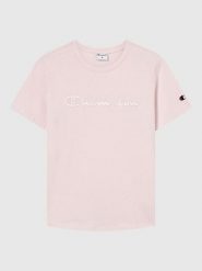 Champion Koszulka w kolorze jasnoróżowym rozmiar: S. Różowe t-shirty damskie CHAMPION, s, bez wzorów, z bawełny, bez kołnierzyka. Za 70.41 zł.