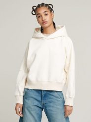 G-Star Bluza w kolorze kremowym rozmiar: XL. Brązowe bluzy z kapturem damskie G-Star, xl, z bawełny. Za 179.22 zł.