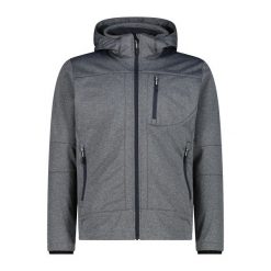 Kurtka z zamkiem błyskawicznym z kapturem CMP. Szare kurtki męskie CMP, bez wzorów, sportowe, z kapturem. Za 367.00 zł.