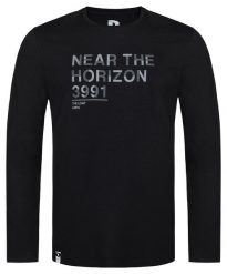 Męska koszulka T-shirt Alfons Black M - Bawełniana i casualowa. Czarne t-shirty męskie Lowa, m, bez wzorów, z bawełny, bez kołnierzyka. Za 91.00 zł.