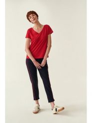 TATUUM Spodnie w kolorze granatowym rozmiar: 36. Niebieskie spodnie materiałowe damskie Tatuum, bez wzorów, z materiału. Za 119.68 zł.