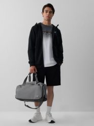 4F T-shirt regular z nadrukiem męski - biały XL. Białe t-shirty męskie 4f, m, bez wzorów, z bawełny, bez kołnierzyka. Za 89.99 zł.