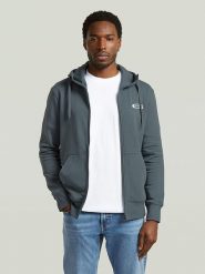 G-Star Bluza w kolorze niebieskoszarym rozmiar: M. Niebieskie bluzy z kapturem męskie G-Star, m, z bawełny. Za 180.49 zł.