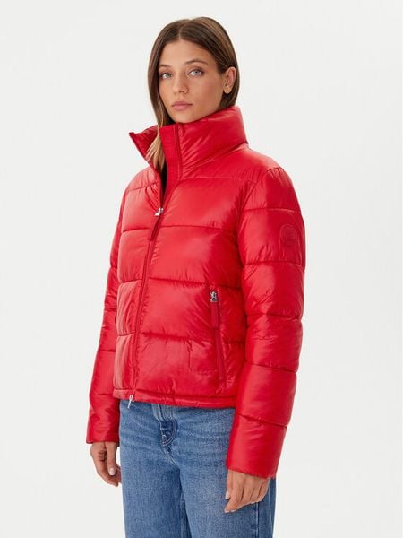 JOOP! Jeans Kurtka zimowa 10020323 30048933 Czerwony Regular Fit. Czerwone kurtki damskie Joop! Jeans, na zimę, xs, bez wzorów, z jeansu, bez kaptura. Za 689.00 zł.