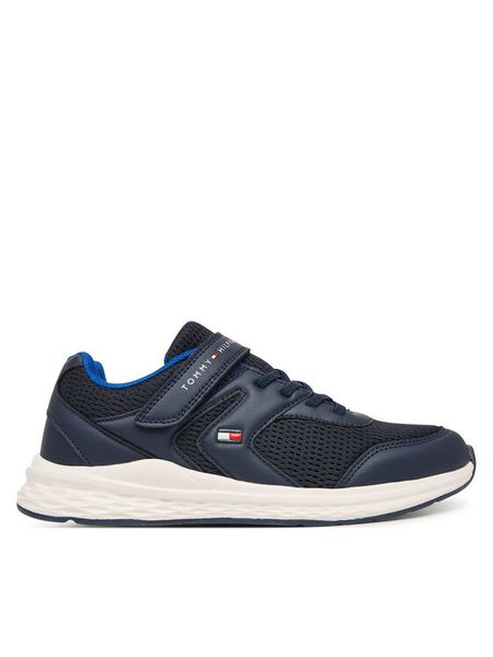 Tommy Hilfiger Sneakersy Low Cut Lace-Up T3X9-34378-1697 D Granatowy. Niebieskie buty sportowe chłopięce Tommy Hilfiger, z materiału, bez zapięcia. Za 219.99 zł.