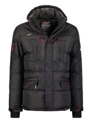Geographical Norway Kurtka zimowa "Basilboli" w kolorze czarnym rozmiar: M. Czarne kurtki męskie Geographical Norway, na zimę, m, bez wzorów, bez kaptura. Za 281.10 zł.