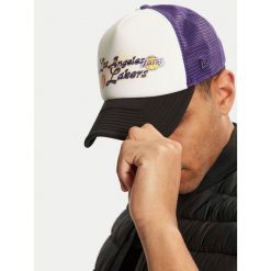Czapka z daszkiem New Era. Fioletowe czapki męskie New Era, bez wzorów. Za 119.99 zł.