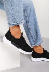Czarne Buty Sportowe Pudina. Czarne buty sportowe na co dzień damskie Renee, bez wzorów, wspinaczkowe. Za 39.99 zł.