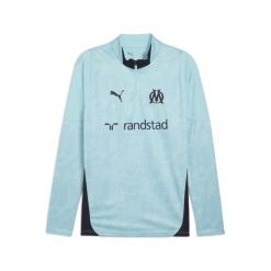 Męska bluza treningowa Olympique Marsylia z zamkiem 1/4 PUMA. Niebieskie bluzy bez kaptura męskie Puma, l. Za 332.00 zł.