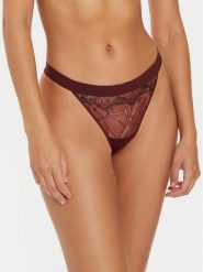 Chantelle X Stringi Xtravagant C06GG5 Bordowy. Czerwone stringi damskie Chantelle X, bez wzorów, z syntetyku. Za 189.99 zł.