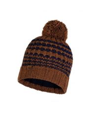 Buff Czapka w kolorze brązowo-niebieskim rozmiar: onesize. Brązowe czapki zimowe damskie Buff, z materiału. Za 115.27 zł.