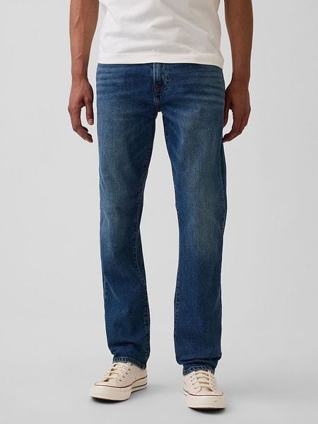 GAP Dżinsy - Slim fit - w kolorze granatowym rozmiar: W28/L32. Niebieskie jeansy męskie GAP. Za 139.95 zł.