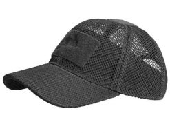 Czapka z daszkiem baseballowa Mesh. Zielone czapki męskie HELIKON-TEX, z aplikacjami, z materiału. Za 81.99 zł.