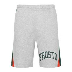 Spodenki męskie PROSTO Skroozit. Szare szorty męskie Prosto., bez kołnierzyka. Za 189.99 zł.