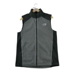 Second life - Męska szara kurtka polarowa TNF - Jak nowy. Szare kurtki męskie The North Face, m, bez wzorów, z polaru, sportowe, bez kaptura. Za 149.06 zł.