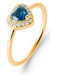 L'Atélier Précieux Pozłacany pierścionek z cyrkoniami rozmiar: 52. Żółte pierścionki damskie L'Atélier Précieux, z cyrkonią, pozłacane. Za 130.99 zł.