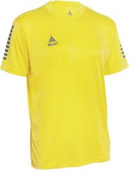 Koszulka piłkarska poliestrowa męska Select PISA żółta. Czarne t-shirty sportowe męskie Select, l, z materiału, bez ramiączek, do piłki nożnej. Za 101.60 zł.