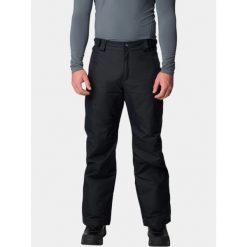 Spodnie Narciarskie Męskie Columbia Bugaboo V. Czarne spodnie materiałowe męskie Columbia, bez wzorów, sportowe. W wyprzedaży za 475.15 zł.
