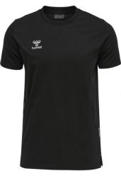 Bawełniana koszulka Hummel Move Grid. Czarne t-shirty sportowe męskie HUMMEL, m, z bawełny, bez ramiączek, do piłki nożnej. Za 125.50 zł.