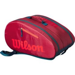 Torba na rakietę do padla Wilson Junior. Czerwone torebki klasyczne damskie Wilson, bez wzorów, bez dodatków. Za 256.00 zł.