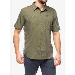 Koszula podróżnicza męska Columbia Silver Ridge Utility Lite Short Sleeve. Zielone koszule męskie Columbia, m, bez wzorów, bez kołnierzyka, bez ramiączek. W wyprzedaży za 246.05 zł.