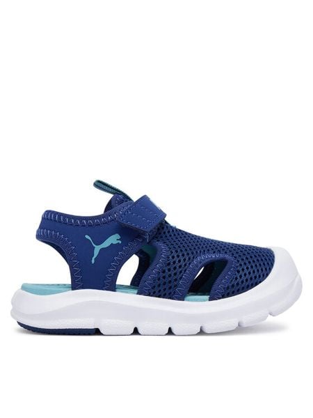Puma Sandały Puma Fun Racer Sandal Mesh V Inf 401576 Granatowy. Niebieskie sandały chłopięce Puma, z materiału, bez zapięcia. Za 124.99 zł.