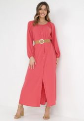 Czerwona Sukienka Dorothoe. Czerwone sukienki damskie Born2be, na co dzień, l, bez wzorów, z tkaniny, eleganckie, bez kołnierzyka, bez ramiączek, maxi, rozkloszowane. W wyprzedaży za 111.99 zł.
