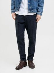 Jack & Jones Spodnie chino "Stacy" w kolorze antracytowym rozmiar: W32/L34. Czarne spodnie materiałowe męskie Jack & Jones, bez wzorów. Za 135.17 zł.