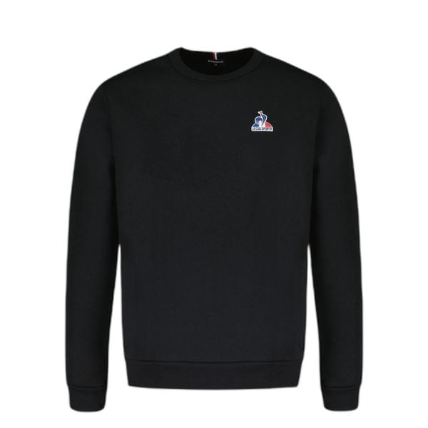 Bluza z okrągłym dekoltem Le Coq Sportif Essentiel N°1. Czarne bluzy bez kaptura męskie Le Coq Sportif, l, z bawełny. Za 325.50 zł.