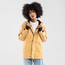 Kurtka Lifestyle damska W4-W Graupel LF. Brązowe kurtki damskie SIROKO, s, bez wzorów, bez kaptura. W wyprzedaży za 424.00 zł.