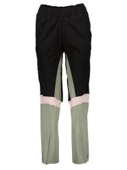 Asics Spodnie funkcyjne w kolorze czarno-szarym rozmiar: M. Czarne spodnie dresowe damskie Asics, m, outdoorowe. Za 127.35 zł.