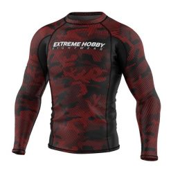Koszulka sportowa męska Rashguard do MMA EXTREME HOBBY HAVOC. Zielone bielizna termoaktywna męska EXTREME HOBBY, m, bez wzorów, z bawełny. Za 209.00 zł.