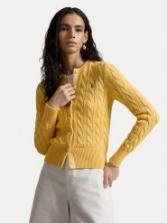 Polo Ralph Lauren Kardigan 211971868507 Żółty ciemny Slim Fit. Żółte kardigany damskie Polo Ralph Lauren, xs, bez wzorów, z bawełny. Za 1,199.00 zł.