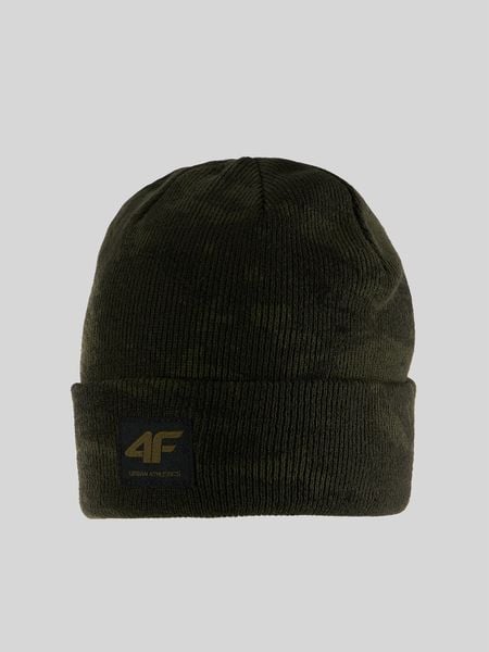 4F Czapka beanie męska - multikolor Uniwersalny. Czapki męskie 4f, na zimę, bez wzorów, z dzianiny, klasyczne. Za 49.99 zł.
