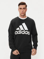 Adidas Bluza Essentials French Terry Big Logo Sweatshirt IC9324 Czarny Regular Fit. Czarne bluzy bez kaptura męskie Adidas, m, z bawełny. Za 189.99 zł.