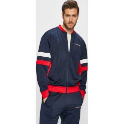 Tommy Sport - Bluza. Niebieskie bluzy bez kaptura męskie Tommy Sport, l, z dzianiny. Za 419.90 zł.