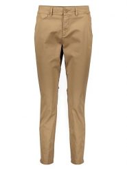 S.OLIVER RED LABEL Spodnie chino w kolorze jasnobrązowym rozmiar: 34/L30. Brązowe spodnie materiałowe damskie s.Oliver RED LABEL, bez wzorów. Za 74.63 zł.