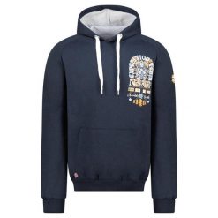 Bluza Geographical Norway GAKADO NAVY DB MEN 100 granatowy męska. Niebieskie bluzy bez kaptura męskie Geographical Norway, m. Za 139.00 zł.