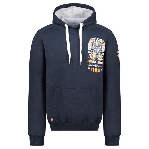 Bluza Geographical Norway GAKADO NAVY DB MEN 100 granatowy męska. Niebieskie bluzy bez kaptura męskie Geographical Norway, l. Za 139.00 zł.