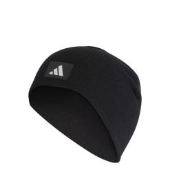 Czapka Fleece. Czarne czapki męskie Adidas, bez wzorów, z materiału. Za 79.95 zł.