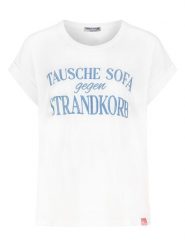 Eight2Nine Koszulka w kolorze białym rozmiar: M. Białe t-shirty damskie Eight2Nine, m, bez wzorów, z bawełny, bez kołnierzyka. Za 73.93 zł.