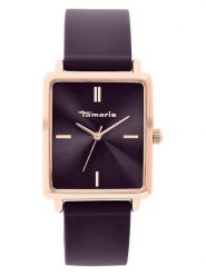 Tamaris Zegarek kwarcowy w kolorze różowozłoto-fioletowym rozmiar: onesize. Różowe, analogowe zegarki damskie Tamaris, metalowe. Za 130.99 zł.