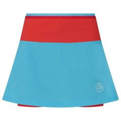 Damskie spódnico-spodenki La Sportiva Swift Ultra 5". Niebieskie szorty damskie La Sportiva, bez wzorów, z elastanu. Za 538.35 zł.