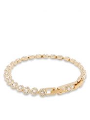 Swarovski Bransoletka Una Angelic 5749386 Złoty. Żółte bransoletki damskie Swarovski, metalowe. Za 754.99 zł.