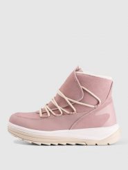 4F Buty zimowe śniegowce SNOWDROP z membraną damskie - różowe 41. Czerwone śniegowce damskie 4f, z gumy, za kostkę. Za 349.99 zł.